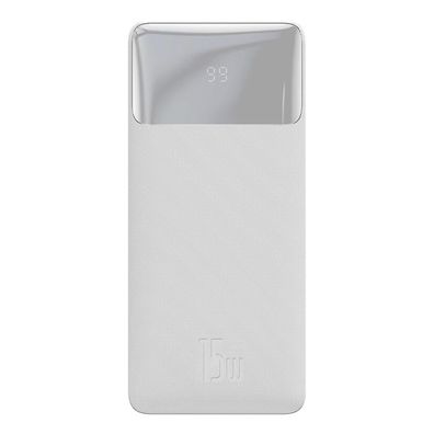 Baseus Bipow Schnelllade-Powerbank 20000mAh 15W weiß (Overseas Edition) + USB-A