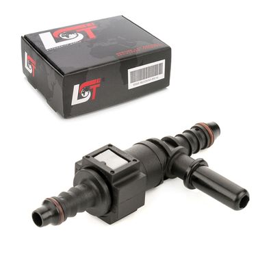 Kraftstoffleitung Schnellkupplung Set T-Stück Winkel mit Gegenstück 7,89 - 8 mm