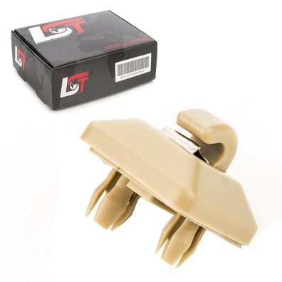 Sonnenblendenhalter Clips beige mit Abdeckung für Audi A1 A3 A5 Q2 Q5 Seat Exeo