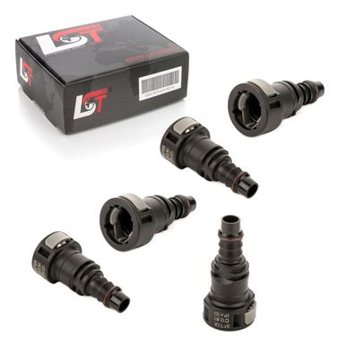 5x Schnellverschluss Kraftstoffleitung Schlauchkupplung gerade 12,61 * 12 mm