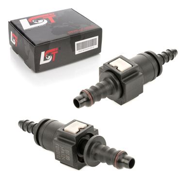2x Schnellkupplung Gegenstück Set Kraftstoffleitung gerade schmal 7,89 * 5,5 mm