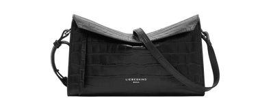 Liebeskind Berlin Lora S Crossbody Kroko Schwarz