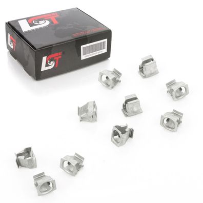 10x Metallklammer Befestigungs Clips Batteriehalterung für VW Transporter IV 96