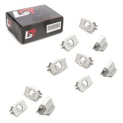 10x Metallklammer Stoßstangenabdeckung für VW PASSAT POLO TIGUAN GOLF Phaeton