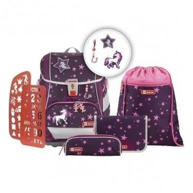 Step by Step 2in1 Plus Schulrucksack-Set 6tlg. unicorn