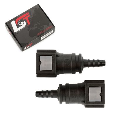 2x Schnellverschluss Kraftstoffleitung Schlauchkupplung gerade schmal 6,3 * 5 mm