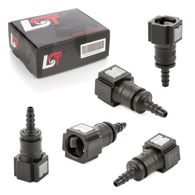 5x Schnellverschluss Kraftstoffleitung Schlauchkupplung gerade schmal 6,3 * 5 mm