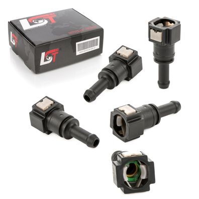 5x Schnellverschluss Kraftstoffleitung Schlauchkupplung gerade glatt 7,89 * 8 mm