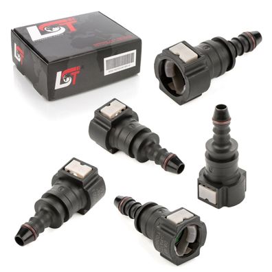 5x Schnellverschluss Kraftstoffleitung Schlauchkupplung gerade schmal 9,49 * 8mm