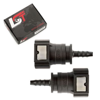 2x Schnellverschluss Kraftstoffleitung Schlauchkupplung gerade schmal 9,49 * 5mm