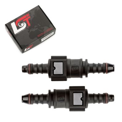 2x Schnellverschluss mit Gegenstück Set Kraftstoffleitung gerade 7,89 * 9 mm
