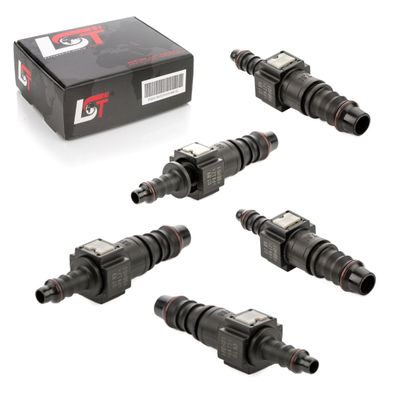5x Schnellverschluss mit Gegenstück Set Kraftstoffleitung gerade 7,89 * 14 mm