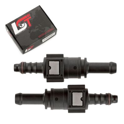 2x Schnellverschluss mit Gegenstück Set Kraftstoffleitung gerade 7,89 * 8 mm