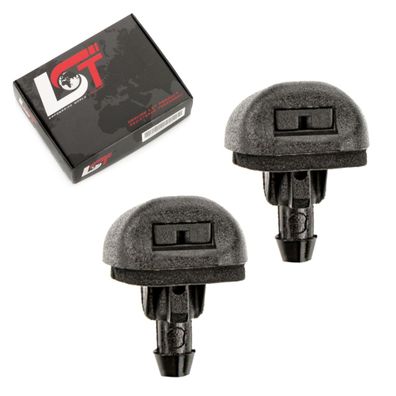 2x Windschutzscheiben Waschwasser Spritzwasserdüse Set vorne für Peugeot 306 307