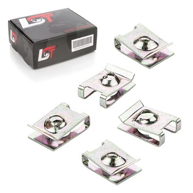 5x Blechmutter Stoßstange Klammer für AUDI BMW Mercedes SKODA 4,8mm