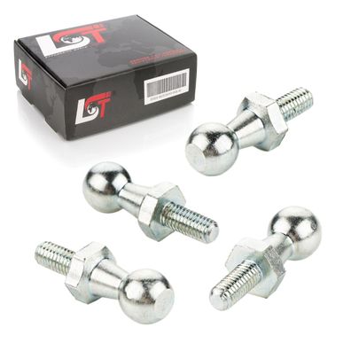 4x Kugelzapfen Kugelkopf M5 10mm Gasfeder DIN71803 für Citroen Peugeot Renault
