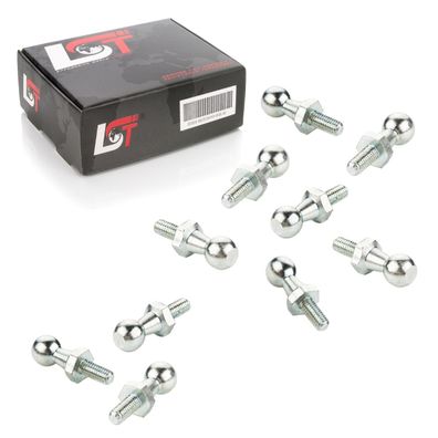 10x Kugelzapfen Kugelkopf M5 10mm Gasfeder DIN71803 für Citroen Peugeot Renault