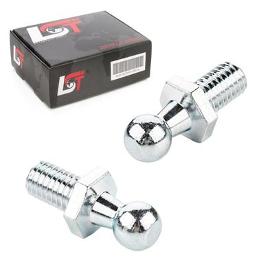 2x Kugelzapfen Kugelkopf M8 10mm Gasfeder DIN71803 für Citroen Peugeot Renault