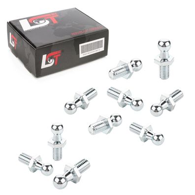 10x Kugelzapfen Kugelkopf M8 10mm Gasfeder DIN71803 für Citroen Peugeot Renault