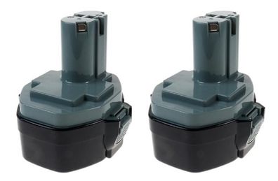 2x Akku für Makita Ni-MH 14,4V 3000mAh 1422 1433 1434 1435 1435F 192699-A 193158-3