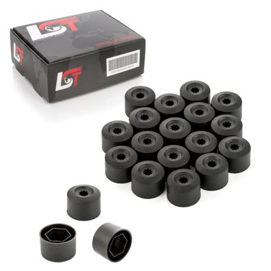 20x Radschrauben Kappen 17mm schwarz für MAZDA HONDA TOYOTA SUZUKI Mitsubishi