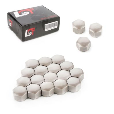 20x Radschrauben Kappen 17mm grau für JEEP Chevrolet Chrysler FORD ROVER