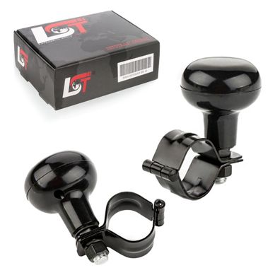 2x Lenkradknauf Lenkhilfe 360° schwarz für MAZDA HONDA TOYOTA SUZUKI Mitsubishi