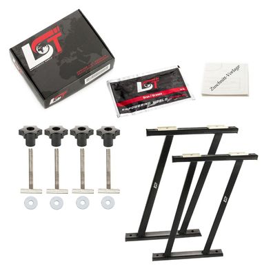 2x Schienen mit Schrauben Multiflexboard Konsolen Unterlage Set für VW T5 6 V VI