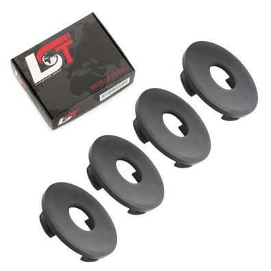 4x Radnabenkappe Felgendeckel Schwarz ø 55mm für ALFA ROMEO SUBARU TOYOTA FIAT