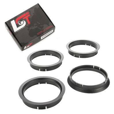 4x Zentrierringe Alufelgen Ø 65,1 mm - Ø 72,5 mm für ALFA ROMEO SUBARU TOYOTA