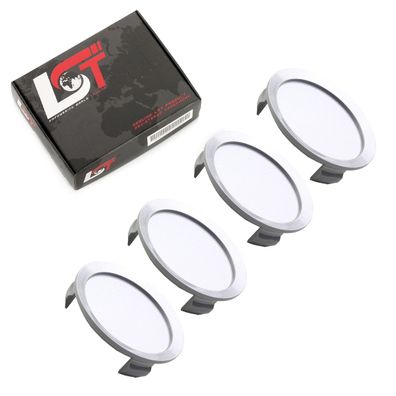4x Radnabenkappe Felgendeckel Silber ø 75mm für ALFA ROMEO SUBARU TOYOTA FIAT