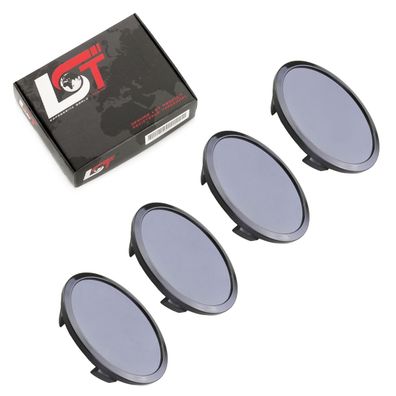 4x Radnabenkappe Felgendeckel Schwarz ø 68,5mm für ALFA ROMEO SUBARU TOYOTA FIAT