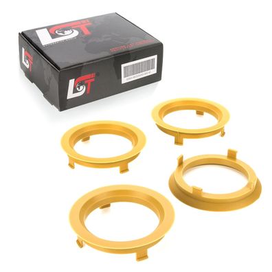 4x Zentrierringe Distanzringe Alufelgen Ø 57,1 mm - Ø 70,1 mm für AUDI Porsche