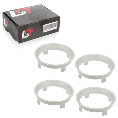 4x Zentrierringe Alufelgen Ø 56,6 mm - Ø 60,1 mm für ALFA ROMEO SUBARU TOYOTA