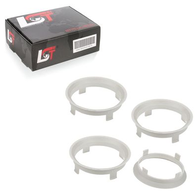 4x Zentrierringe Alufelgen Ø 56,6 mm - Ø 60,1 mm für Citroen Peugeot Renault