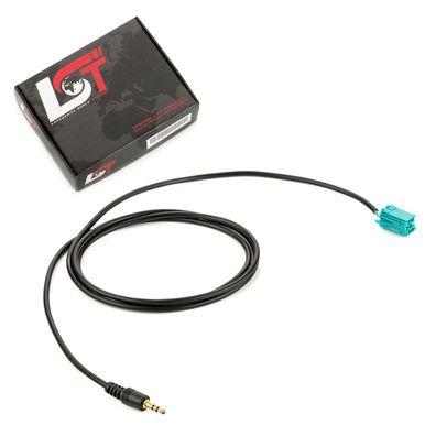 3,5 mm AUX Klinkenstecker Adapter Kabel 1,5 mm Autoradio für Renault