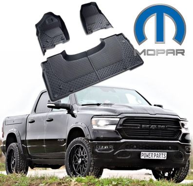 3er Set Fußmatten Dodge Ram 1500 Crew Cab (Gen.5) (Mopar)