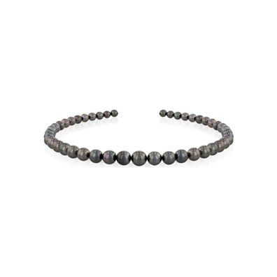 Luna-Pearls - 504.3980 - Zuchtperlenstrang - Tahiti-Zuchtperle 8-11 mm braun