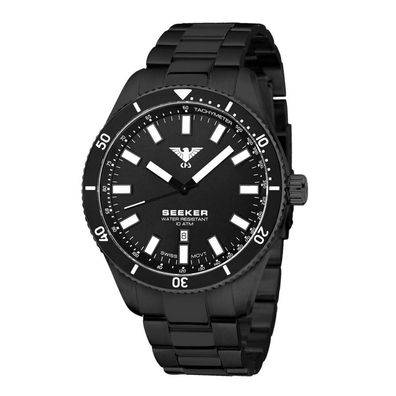 KHS - KHS. SEEBS. SEEBS - Armbanduhr - Herren - Quarz - Seeker Black Steel