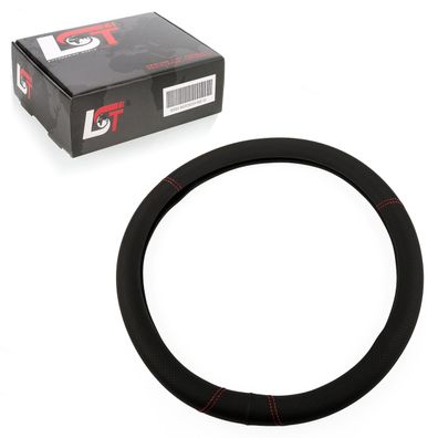 Lenkradbezug Ø 38x9cm schwarz rot für HONDA für LEXUS für MAZDA für Mitsubishi