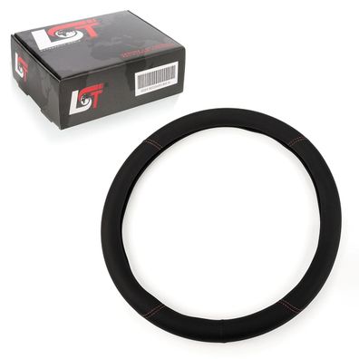 Lenkradbezug Ø 38x9cm schwarz rot für HONDA für LEXUS für MAZDA für Mitsubishi
