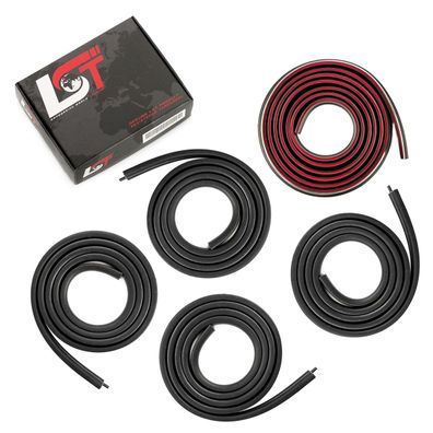 5x Autotürdichtung Gummiprofil vorne hinten Kofferraum für VW GOLF II 2 83-92