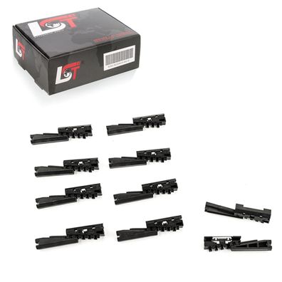 10x Regenleiste Clips metallverstärkt für Mercedes BENZ W201 W202 W124 CLK C208