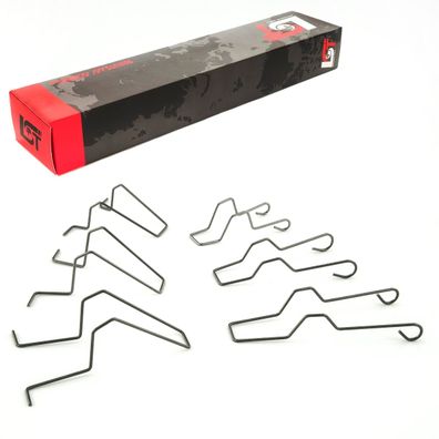 6x Universal Clip Edelstahl Klammern Scheinwerfer Feder H1 H3 H4 H7 für DACIA