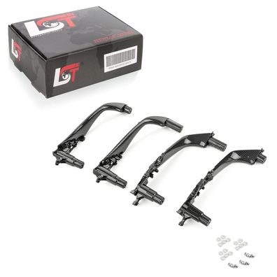 4x Träger Zuziehgriff Set innen vorne hinten carbonoptik für BMW 5er G30 G31 M5