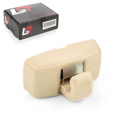 Sonnenblendenhalter Halter Clips beige mit Abdeckung für FORD SEAT SKODA VW