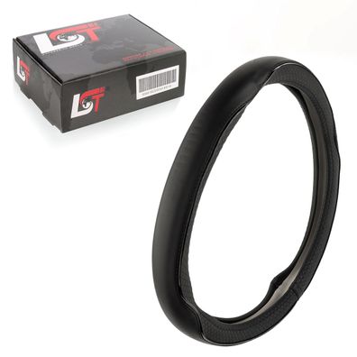 Lenkradbezug Lenkradschoner Ø 38x9 cm / 15x3,5 Zoll Schwarz für BMW für MINI