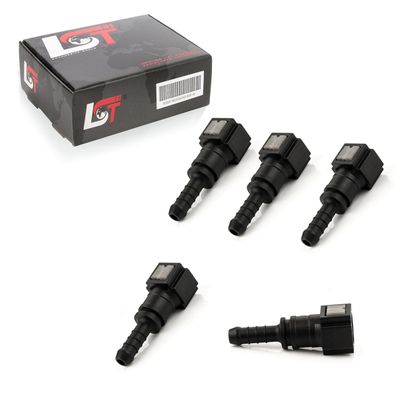 5x Schnellverschluss Kraftstoffleitung Kupplung gerade 6,3x6mm für KIA Hyundai