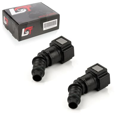 2x Schnellverschluss Kraftstoffleitung Kupplung 45° 7,89x8mm für Citroen Peugeot