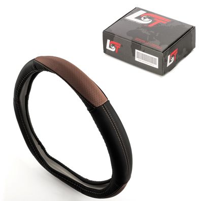 Lenkradbezug Hülle Ø 38x9cm schwarz braun für JAGUAR für Mercedes für Maybach